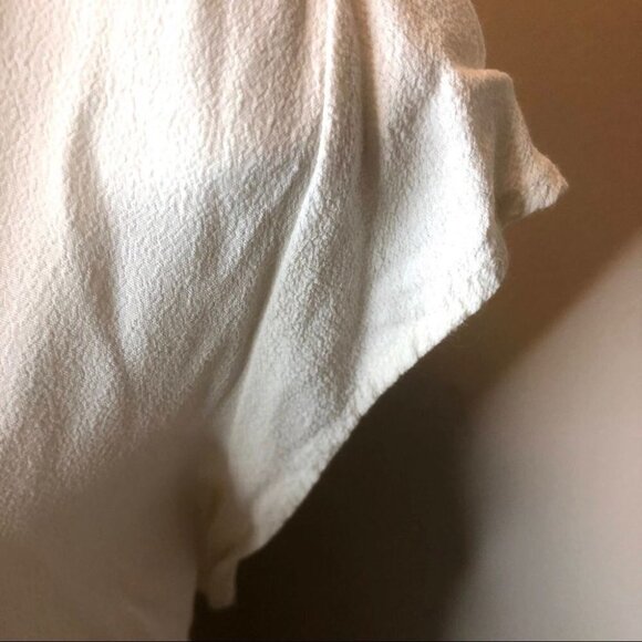 SIZE 22 Reitman’s Boxy Cream Cap Sleeve Blouse - Picture 2 of 7